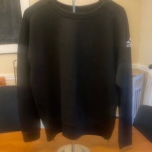 Adidas Women's Black Crewneck Sweatshirt